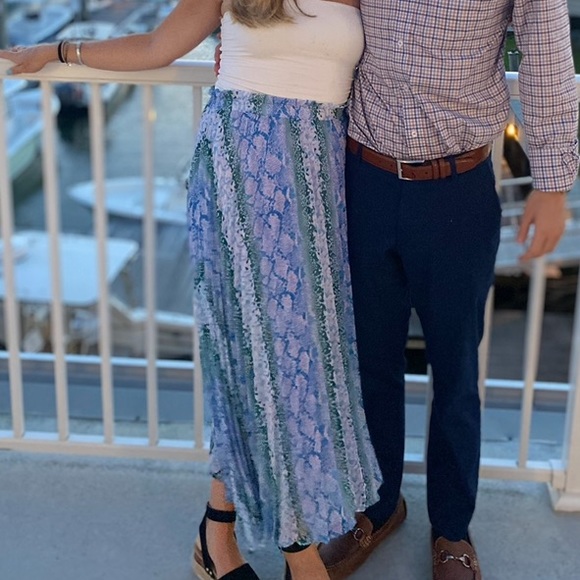 Long pattern skirt - Picture 2 of 5